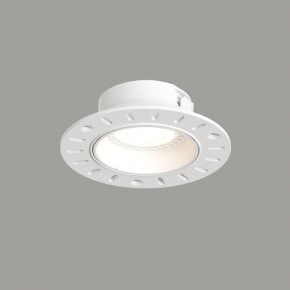 DK3055-WH Встраиваемый светильник, IP 20, 10 Вт, GU5.3, LED, белый, пластик в Челябинске - cheliabinsk.ok-mebel.com | фото