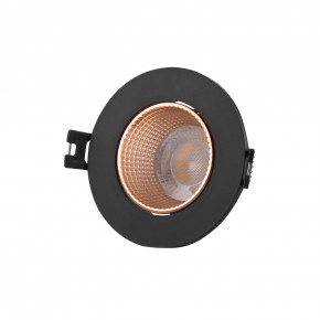 DK3061-BBR Встраиваемый светильник, IP 20, 10 Вт, GU5.3, LED, черный/бронзовый, пластик в Челябинске - cheliabinsk.ok-mebel.com | фото