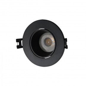 DK3061-BK Встраиваемый светильник, IP 20, 10 Вт, GU5.3, LED, черный/черный, пластик в Челябинске - cheliabinsk.ok-mebel.com | фото