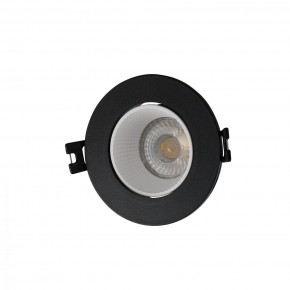 DK3061-BK+WH Встраиваемый светильник, IP 20, 10 Вт, GU5.3, LED, черный/белый, пластик в Челябинске - cheliabinsk.ok-mebel.com | фото
