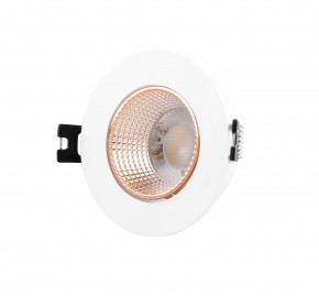 DK3061-WBR Встраиваемый светильник, IP 20, 10 Вт, GU5.3, LED, белый/бронзовый, пластик в Челябинске - cheliabinsk.ok-mebel.com | фото