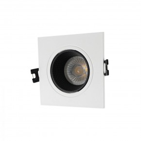 DK3071-WH+BK Встраиваемый светильник, IP 20, 10 Вт, GU5.3, LED, белый/черный, пластик в Челябинске - cheliabinsk.ok-mebel.com | фото