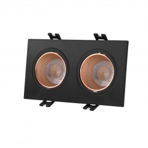 DK3072-BBR Встраиваемый светильник, IP 20, 10 Вт, GU5.3, LED, черный/бронзовый, пластик в Челябинске - cheliabinsk.ok-mebel.com | фото