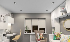 DK3072-BK+WH Встраиваемый светильник, IP 20, 10 Вт, GU5.3, LED, черный/белый, пластик в Челябинске - cheliabinsk.ok-mebel.com | фото 2