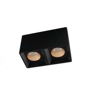 DK3085-BK+BR Светильник накладной IP 20, 10 Вт, GU5.3, LED, черный/бронзовый, пластик в Челябинске - cheliabinsk.ok-mebel.com | фото