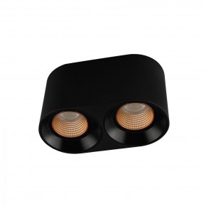 DK3096-BK+BR Светильник накладной IP 20, 10 Вт, GU5.3, LED, черный/бронзовый, пластик в Челябинске - cheliabinsk.ok-mebel.com | фото