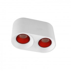 DK3096-WH+RD Светильник накладной IP 20, 10 Вт, GU5.3, LED, белый/красный, пластик в Челябинске - cheliabinsk.ok-mebel.com | фото
