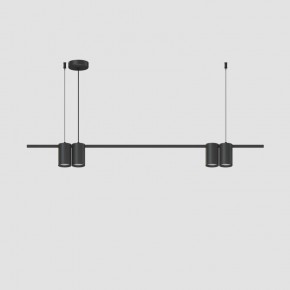 DK4061-BK Подвесной светильник ORBIT, IP20, 4xGU10 LED до 15 Вт, черный матовый, алюминий в Челябинске - cheliabinsk.ok-mebel.com | фото 2