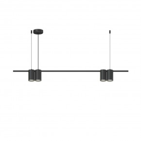DK4061-BK Подвесной светильник ORBIT, IP20, 4xGU10 LED до 15 Вт, черный матовый, алюминий в Челябинске - cheliabinsk.ok-mebel.com | фото 3