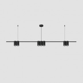 DK4063-BK Подвесной светильник ORBIT, IP20, 7xGU10 LED до 15 Вт, черный матовый, алюминий в Челябинске - cheliabinsk.ok-mebel.com | фото 2