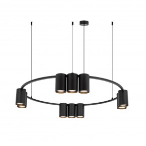 DK4065-BK Подвесной светильник ORBIT, IP20, 10xGU10 LED до 15 Вт, черный матовый, алюминий в Челябинске - cheliabinsk.ok-mebel.com | фото 3