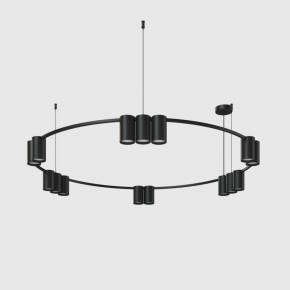 DK4067-BK Подвесной светильник ORBIT, IP20, 15xGU10 LED до 15 Вт, черный матовый, алюминий в Челябинске - cheliabinsk.ok-mebel.com | фото 2
