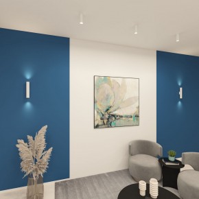 DK5022-WH Настенный светильник, IP20, до 15 Вт, LED, 2xGU10, белый, алюминий в Челябинске - cheliabinsk.ok-mebel.com | фото 4