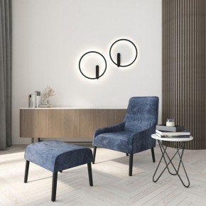 DK5035-BK Бра ROUND со светодиодом, IP20, 24W, 3000/4000/6500K, черный, алюминий в Челябинске - cheliabinsk.ok-mebel.com | фото 8