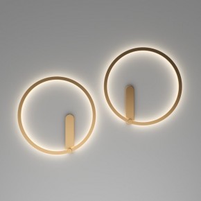 DK5035-SG Бра ROUND со светодиодом, IP20, 24W, 3000/4000/6500K, матовое золото, алюминий в Челябинске - cheliabinsk.ok-mebel.com | фото 7