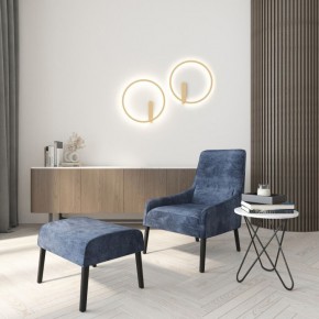 DK5035-SG Бра ROUND со светодиодом, IP20, 24W, 3000/4000/6500K, матовое золото, алюминий в Челябинске - cheliabinsk.ok-mebel.com | фото 7