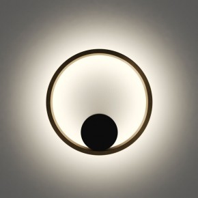 DK5060-BK+SG Бра ORBIT, IP20, 3000К, LED, 10 Вт, черный + сатинированное золото, алюминий в Челябинске - cheliabinsk.ok-mebel.com | фото 4