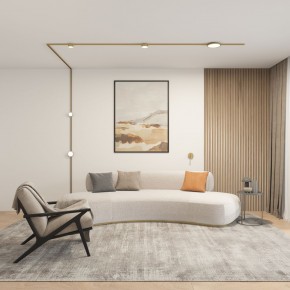 DK5072-SB Бра SHINE WALL со светодиодом, D104*H68, IP20, 3000К, 3W, RA?90, сатинированная латунь, алюминий в Челябинске - cheliabinsk.ok-mebel.com | фото 5