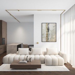 DK5072-SB Бра SHINE WALL со светодиодом, D104*H68, IP20, 3000К, 3W, RA?90, сатинированная латунь, алюминий в Челябинске - cheliabinsk.ok-mebel.com | фото 6