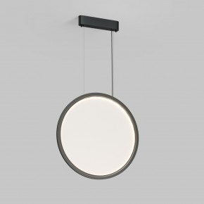 DK6606-BK Подвесной вертикальный светильник Veil со светодиодом H1700 d600 220V 48W 3000-6000K IP20 черный алюминий в Челябинске - cheliabinsk.ok-mebel.com | фото 3