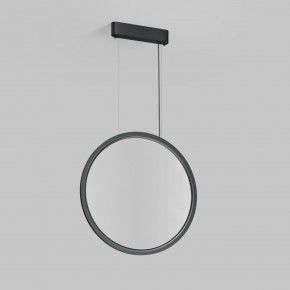 DK6606-BK Подвесной вертикальный светильник Veil со светодиодом H1700 d600 220V 48W 3000-6000K IP20 черный алюминий в Челябинске - cheliabinsk.ok-mebel.com | фото 4