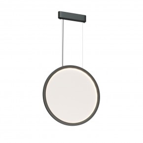 DK6606-BK Подвесной вертикальный светильник Veil со светодиодом H1700 d600 220V 48W 3000-6000K IP20 черный алюминий в Челябинске - cheliabinsk.ok-mebel.com | фото 5