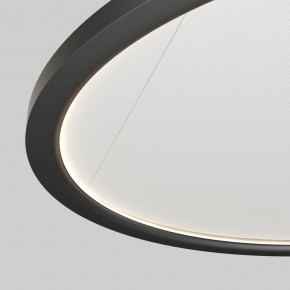 DK6616-BK Подвесной горизонтальный светильник Veil со светодиодом H900 d600 220V 48W 3000-6000K IP20 черный алюминий в Челябинске - cheliabinsk.ok-mebel.com | фото 3
