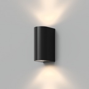 DK9791-BK Настенный уличный светильник NARVIK, IP44, 2хGU10 LED, до 15 Вт, черный, алюминий в Челябинске - cheliabinsk.ok-mebel.com | фото