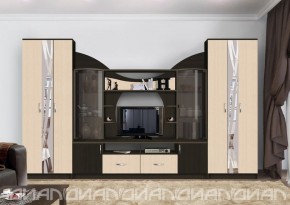 Гостиная Аллегро с 2 шкафами вариант-5 (венге/дуб белфорт) в Челябинске - cheliabinsk.ok-mebel.com | фото