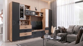 Гостиная Белла (Сандал, Графит/Дуб крафт) в Челябинске - cheliabinsk.ok-mebel.com | фото 5