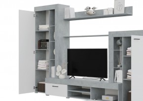 Гостиная Дельта (Бетон/Белый) в Челябинске - cheliabinsk.ok-mebel.com | фото 2