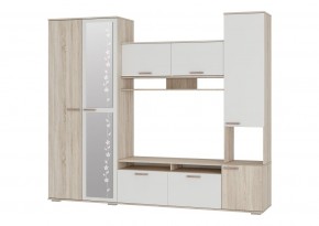 Гостиная Лукас (Сонома/Белый) в Челябинске - cheliabinsk.ok-mebel.com | фото 2