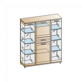 Гостиная Мелисса Композиция 6 (Ясень Асахи) в Челябинске - cheliabinsk.ok-mebel.com | фото 2