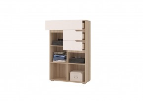 Комод АНТАЛИЯ (Сонома/Белый софт) в Челябинске - cheliabinsk.ok-mebel.com | фото 2