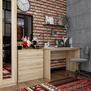 Комод КАСТОР с тремя ящиками, цвет Дуб Сонома в Челябинске - cheliabinsk.ok-mebel.com | фото 3