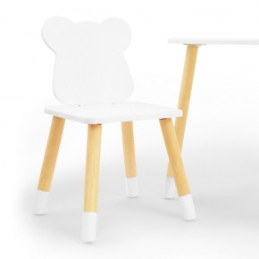 Комплект детской мебели стол и стул Мишутка (Белый/Белый/Береза) в Челябинске - cheliabinsk.ok-mebel.com | фото 4