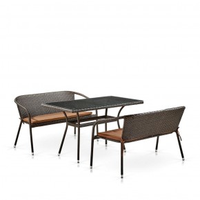 Комплект мебели из иск. ротанга T286A/S139A-W53 Brown в Челябинске - cheliabinsk.ok-mebel.com | фото 2