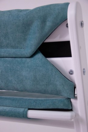 Комплект растущий стул и подушки Конёк Горбунёк Комфорт  (Бело-мятный, Волна) в Челябинске - cheliabinsk.ok-mebel.com | фото