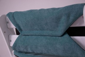 Комплект растущий стул и подушки Конёк Горбунёк Комфорт  (Бело-зеленый, Волна) в Челябинске - cheliabinsk.ok-mebel.com | фото