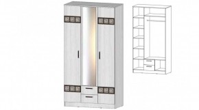 КОСТА-РИКА Шкаф 3-х створчатый (анкор светлый) в Челябинске - cheliabinsk.ok-mebel.com | фото