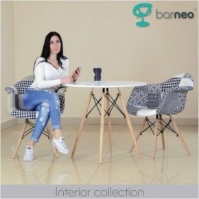 Кресло Barneo N-14 Patchwork черно-белый в Челябинске - cheliabinsk.ok-mebel.com | фото 3