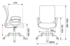 Кресло Бюрократ CH-599AXSN/32B/TW-11 черный TW-32K01 в Челябинске - cheliabinsk.ok-mebel.com | фото 4