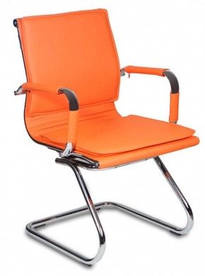 Кресло для посетителя Бюрократ CH-993-Low-V/orange оранжевый в Челябинске - cheliabinsk.ok-mebel.com | фото 1