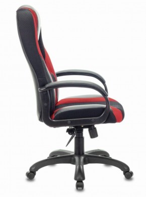 Кресло компьютерное BRABIX PREMIUM "Rapid GM-102" (экокожа/ткань, черное/красное) 532107 в Челябинске - cheliabinsk.ok-mebel.com | фото 3