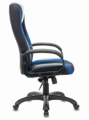 Кресло компьютерное BRABIX PREMIUM "Rapid GM-102" (экокожа/ткань, черное/синее) 532106 в Челябинске - cheliabinsk.ok-mebel.com | фото 3