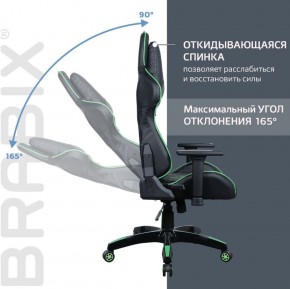 Кресло компьютерное BRABIX "GT Carbon GM-120" (черное/зеленое) 531929 в Челябинске - cheliabinsk.ok-mebel.com | фото 2
