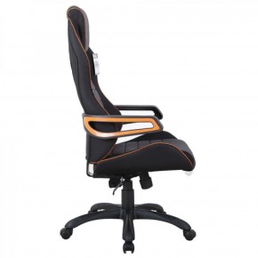 Кресло компьютерное BRABIX Techno Pro GM-003 (ткань черное/серое, вставки оранжевые) 531813 в Челябинске - cheliabinsk.ok-mebel.com | фото 3