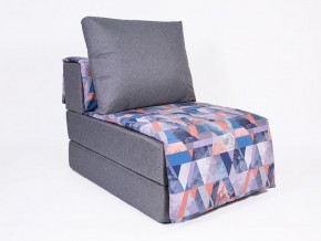 Кресло-кровать бескаркасное Харви (серый-сноу деним) в Челябинске - cheliabinsk.ok-mebel.com | фото 1