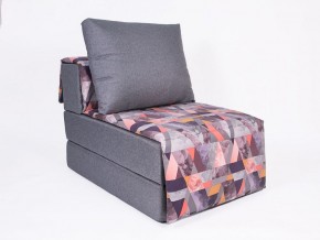Кресло-кровать бескаркасное Харви (серый-сноу манго) в Челябинске - cheliabinsk.ok-mebel.com | фото