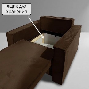 Кресло-кровать Принц КК1-ВК (велюр коричневый) в Челябинске - cheliabinsk.ok-mebel.com | фото 6